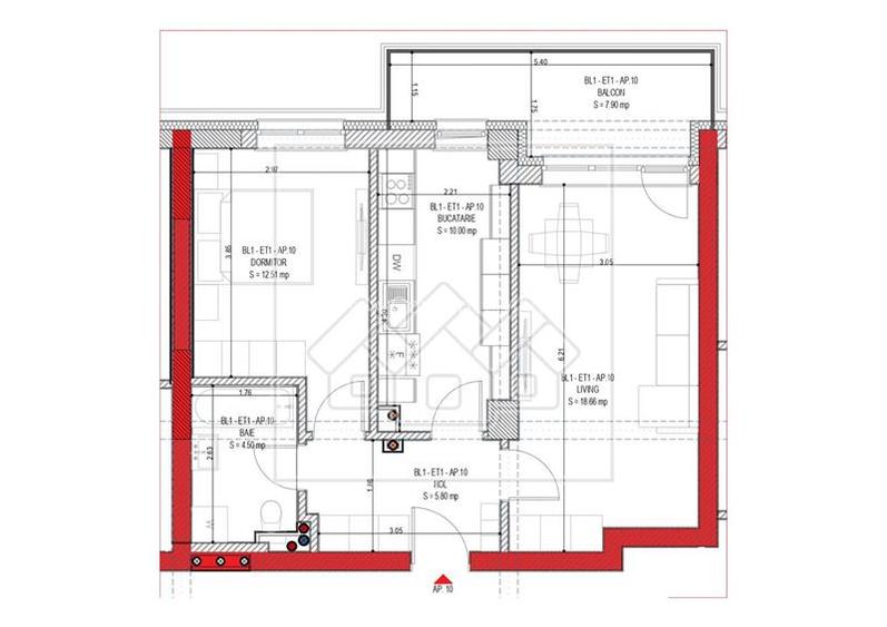 Apartament de vanzare in Sibiu - 2 camere - ansamblu nou, bl cu lift - 4