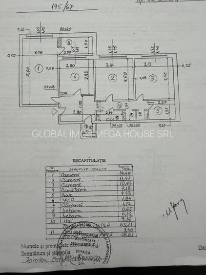 3camere  Mobilat si Utilat in Crangasi  bloc Reabilitat Termic - 17
