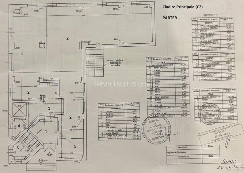 VATRA LUMINOASA -Agricultori | Cladire 1900mp din 2001 | Teren 1030mp - 1