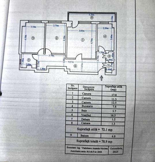 Bld. Alexandru Obregia - 10 minute Metrou - Apartament 3 camere - 78 mp. - 19