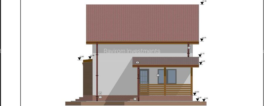 Casa noua, P+E, 5 camere, 2 bai, terasa, teren 400mp, in Lilieci, strada Rozelor - 23