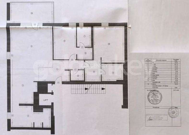 Apartament cu 3 camere | 177mpc | Ambasada SUA - 1