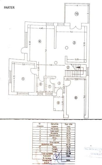 Galata platou VILA LUX P+M S.U=207 TEREN=806mp zona linistita - 11