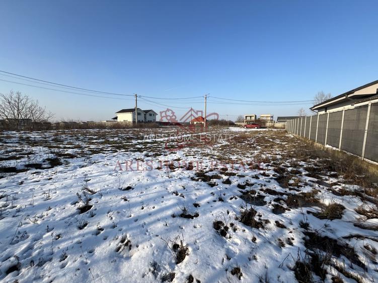 Teren intravilan cu toate utilitățile și front 20 m – Moșnița Veche - 3