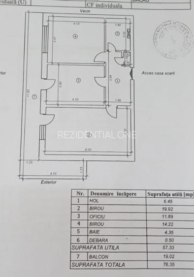 Apartament decomandat Banca Națională etaj 1, bloc 1992 - 2