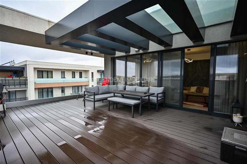 FILM&Tur 3D!Premium Penthouse, echipat,parcare subterana,50 mp terasa,Qualis, ar - 16