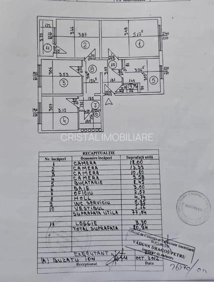 Apartament 4 camere, cu Centrala, Bld. Brancoveanu, Izvorul Crisului - 10