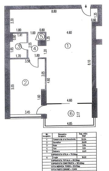 Apartament modern cu 2 camere si vedere spre parc - 1