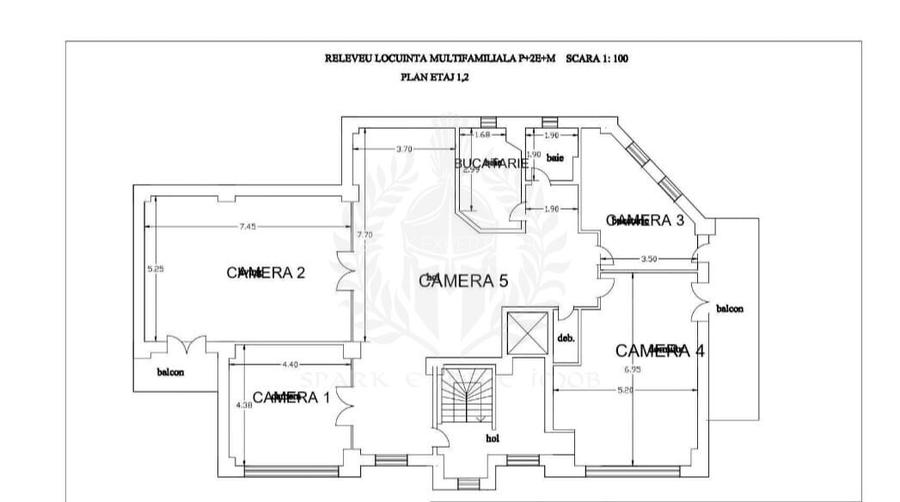 SPATIU BIROURI // ETAJUL 1 // 5 CAMERE - 3