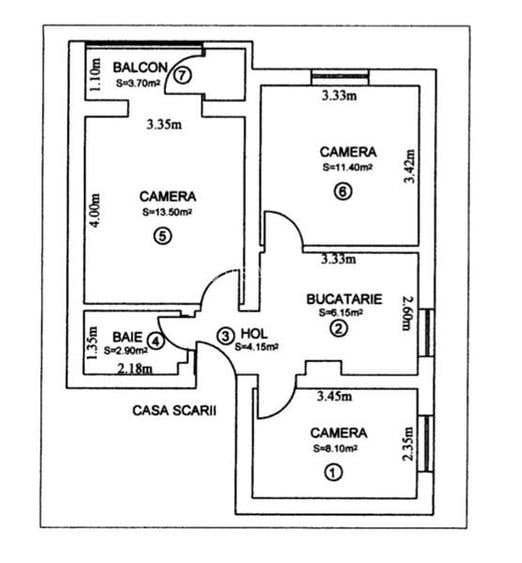 apartament 3 camere,oras Cisnadie,jud.Sibiu,comision 0 - 10