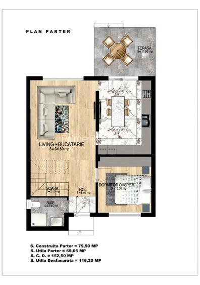Bragadiru Safirului – Vilă Singulara cu 316 mp teren în Complex Privat Securizat - 10