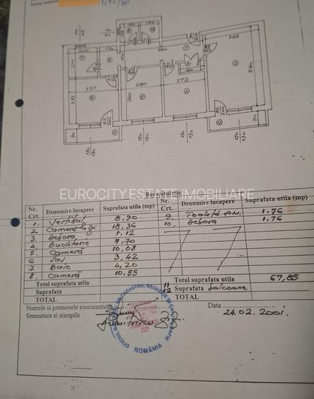 Lacul Tei – lângă Lidl, ap. 3 camere decomandat | 74 mp | 2 balcoane - 20