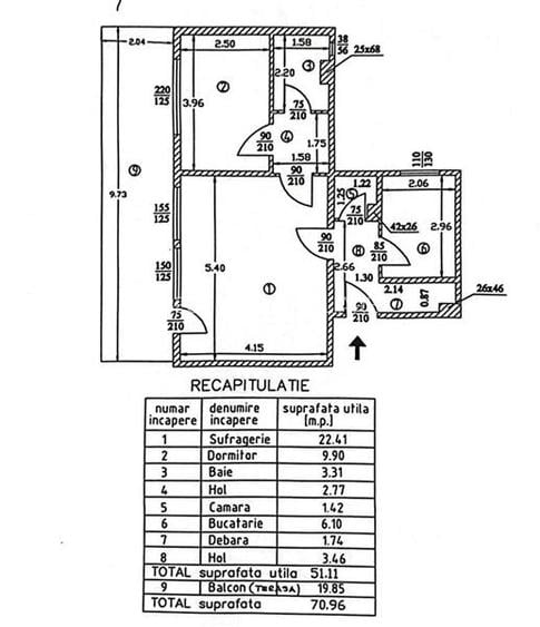 AP.2 CAMERE RENOVAT MOBILAT UTILAT SECTOR 1 CALEA DOROBANTI - 25