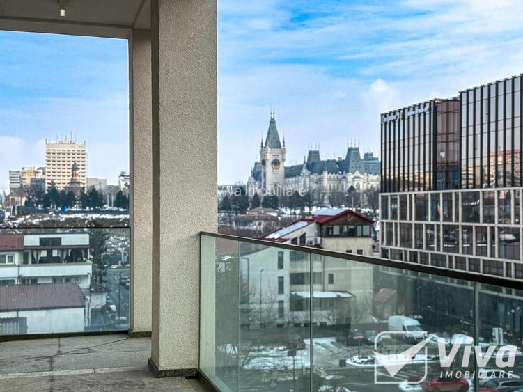 Vedere spre Palatul Culturii–Apartament exclusivist cu terasă panoramică–Tatami - 20