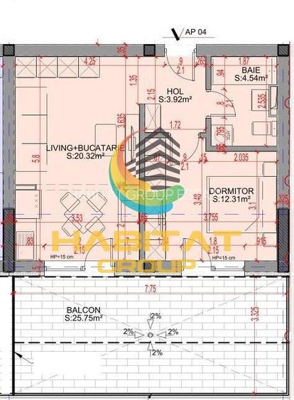 Pallady 2 camere 41 mp + curte 26 mp 10 min. metrou N.Teclu - 2