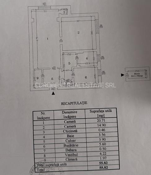 Floreasca, Compozitori, Parc Verdi, apartament 2 camere, 56 mp utili, mobilat, - 1