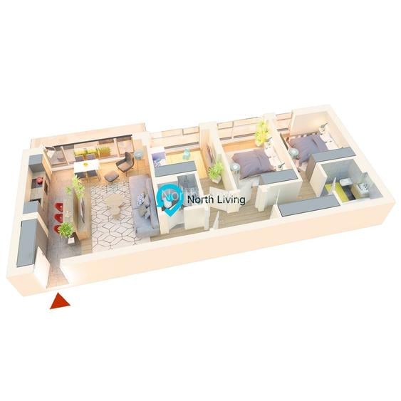 Ansamblu Rezidential - Bucurestii Noi | Apartament 4 camere - 16