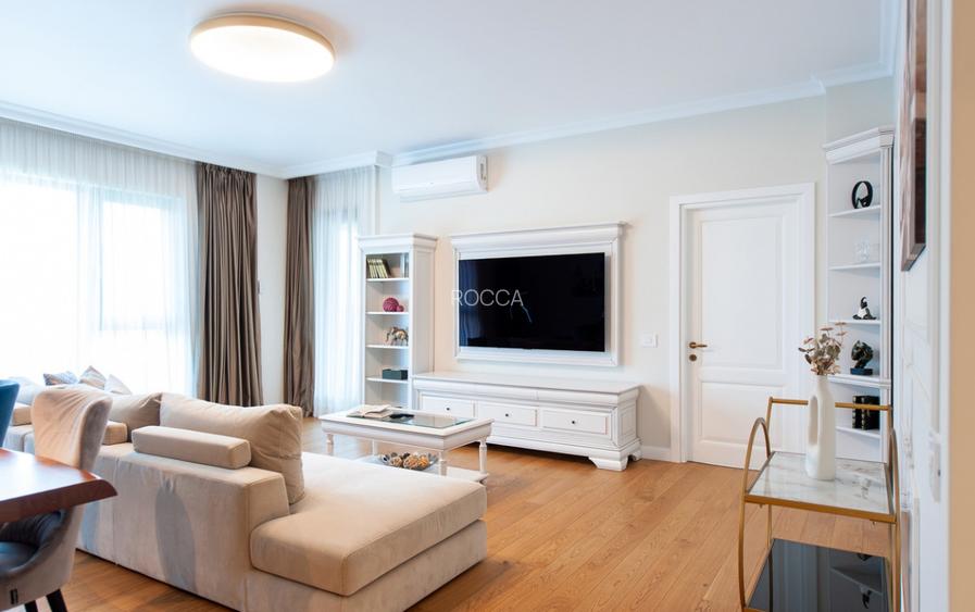 Apartament de 4 camere, 130 mp, 2 locuri de parcare, centrala, zona Baneasa - 16