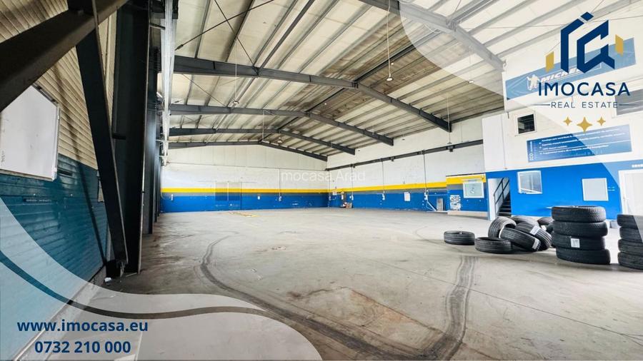 Hala de inchiriat atelier/depozit Micalaca Acces Tir 600+600 M.P. - 2