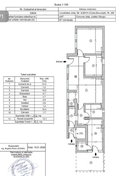 Teren parcelabil, intravilan, 6400mp cu casa renovata - ideal investitor  - 6