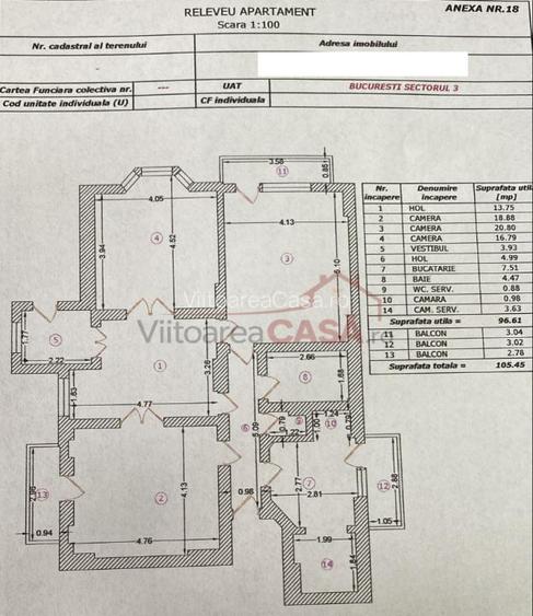 Apartament in vila - zona ultracentrala - metru Unirii - 12
