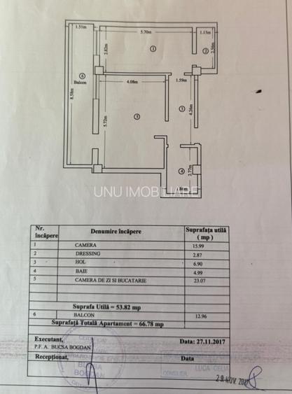 2 Camere Parter - Zona Rediu - 66mp - Mobilat - Boxa - loc Parcare - Bloc 2017 - 3