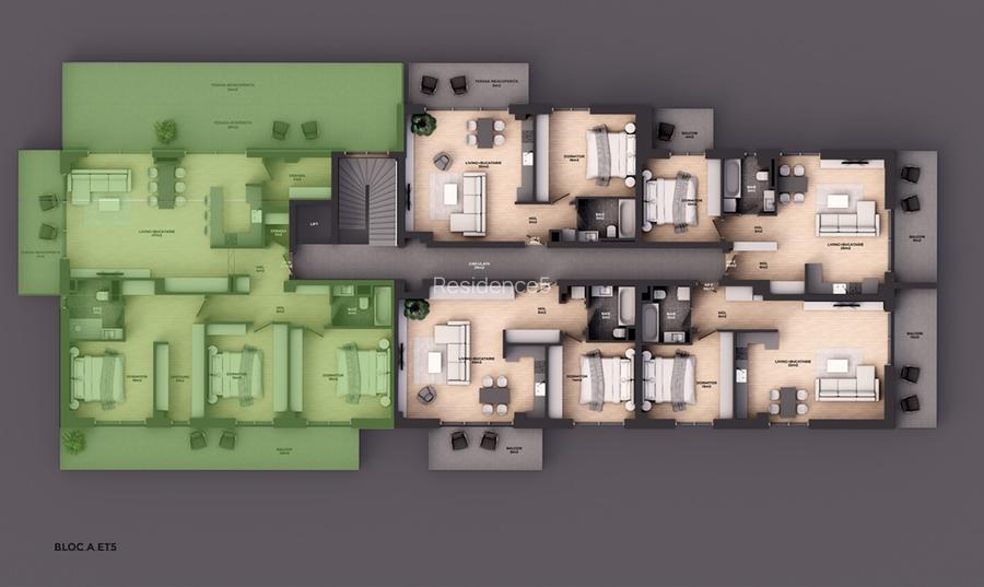 Penthouse lux gata de mutare | Vedere către pădurea Băneasa | Residence5 - 2