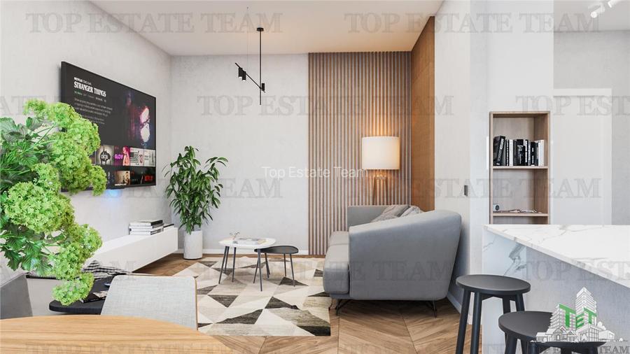 Apartament 2 camere intr-un bloc nou, modern, 61mp utili + balcon,  la 15 minute - 11