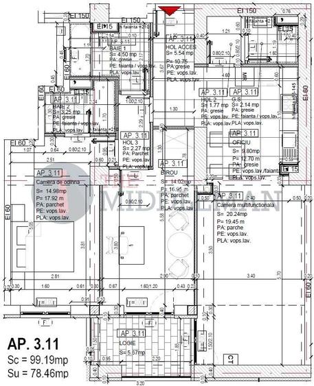 Apartament cu 3 camere si 3 bai langa Mall Veranda - 1