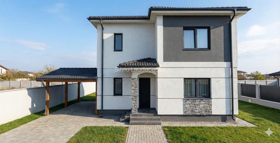 Proprietar . Casa individuala P+1Etaj. 3 Dormitoare. 1 Birou. 3 Bai. Carport - 3