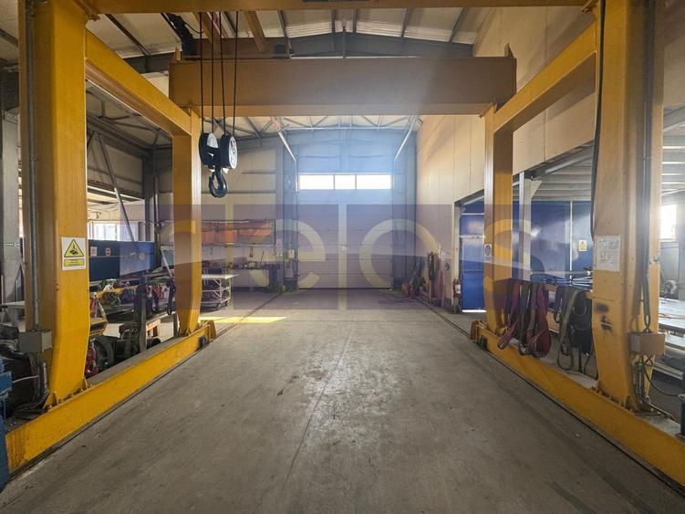 Hală industrială 774 mp cu pod rulant + aviz ISU | Crevedia | Acces DN1A | TIR - 3