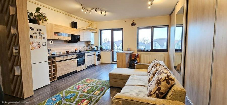 Apartament 2 camere, 54 mp, bloc nou (2020), mobilat și utilat, loc de parc - 3
