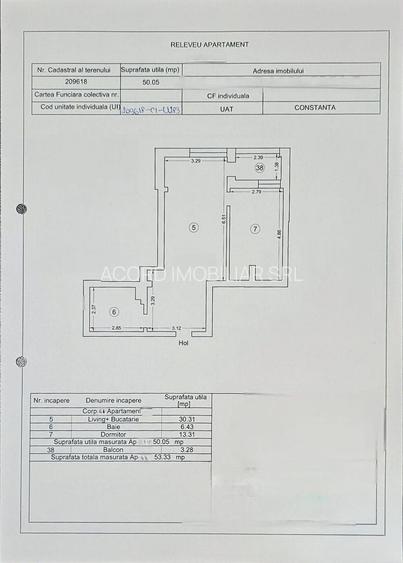 Tomis nord euromaterna-apartament 2 camere cu loc de parcare - 12
