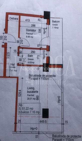 Apartament 4 camere de vanzare in Centru, Cluj Napoca - 7