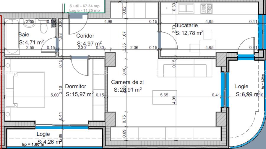 Apartament 79 mp – echilibrul perfect între spațiu și funcționalitate - 10