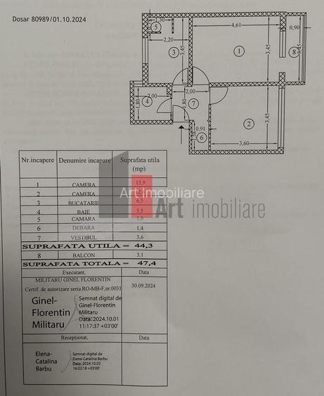 Vânzare apartament 2 camere Șos. Giurgiului - Toporași - 2