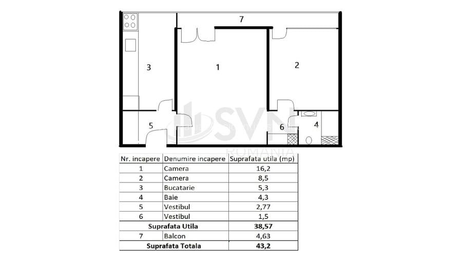 REA1027444 Apartament 2 camere I Nicolae Balcescu I Ultracentral I De vanzare - 10