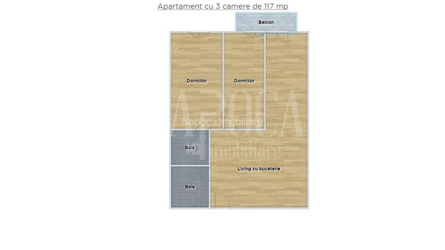Apartament 3 camere de vanzare in Plopilor, Cluj Napoca - 6