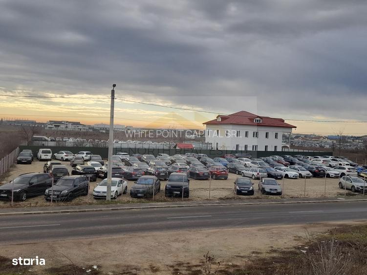Teren 2.850 mp închiriat – flux direct către Aeroport ideal Rent a Car – Otopeni - 2