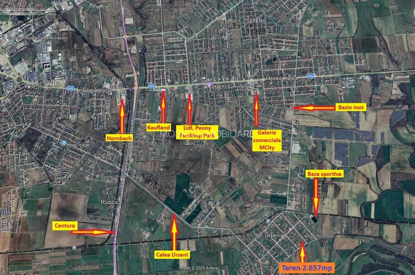 Teren 2.657 mp – toate utilitatile– Urseni, Moșnița Nouă - 4
