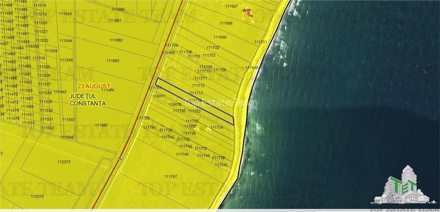Teren cu deschidere la mare 23 August Constanta - 2