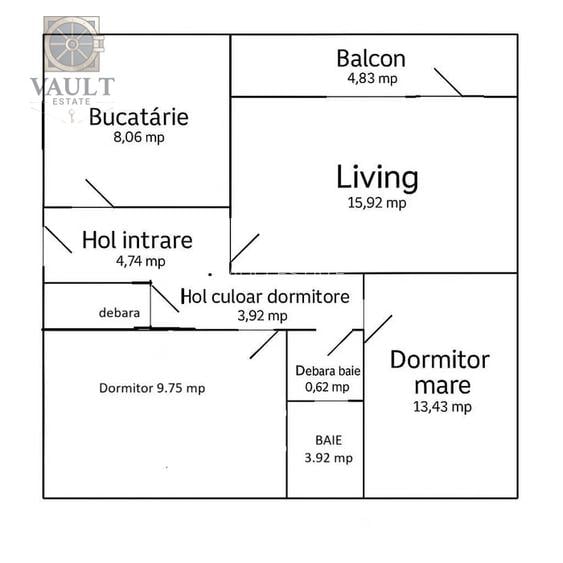 Apartament 3 camere -65,19Mp-Fizicienilor  - 7