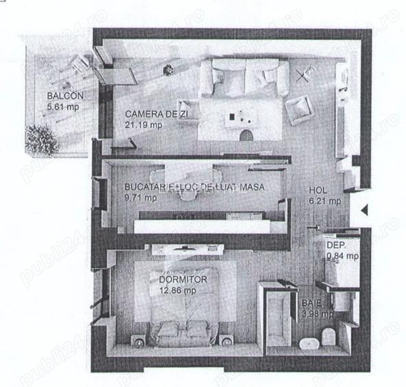 Apartament 2 camare Delta Vacaresti - 10