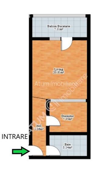 Apartament tip studio cu spatiu verde etaj 1 in zona Tilisca din Sibiu - 4