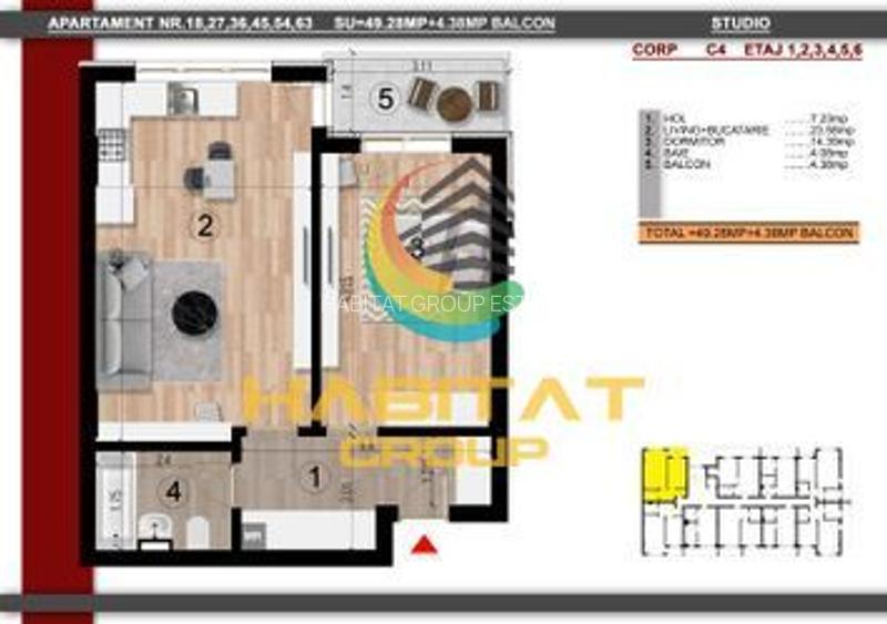 Vanzare 2 camere predare primavara Metrou Berceni tva inclus - 2