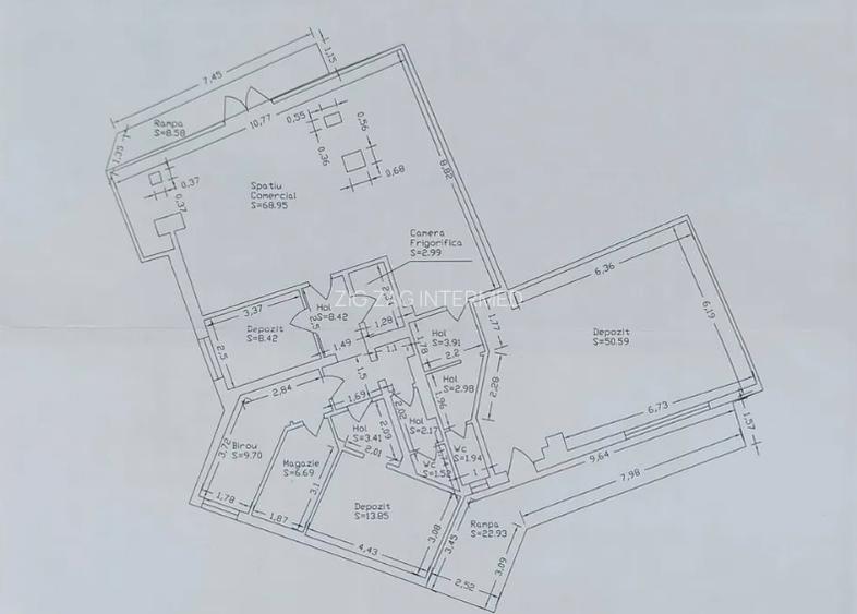 Gara, spatiu comercial din constructie, 218 mp. - 6
