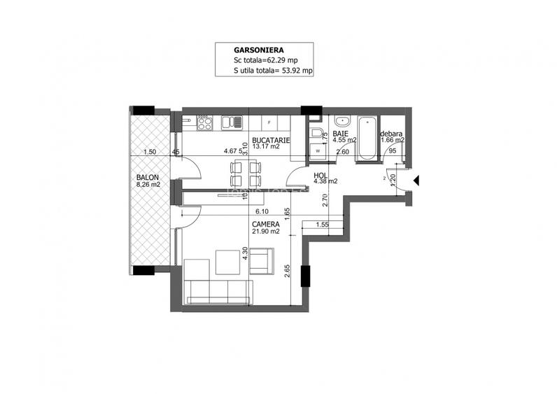  OPORTUNITATE! Apartament de vanzare la cheie, finisaje premium, Campus. - 8