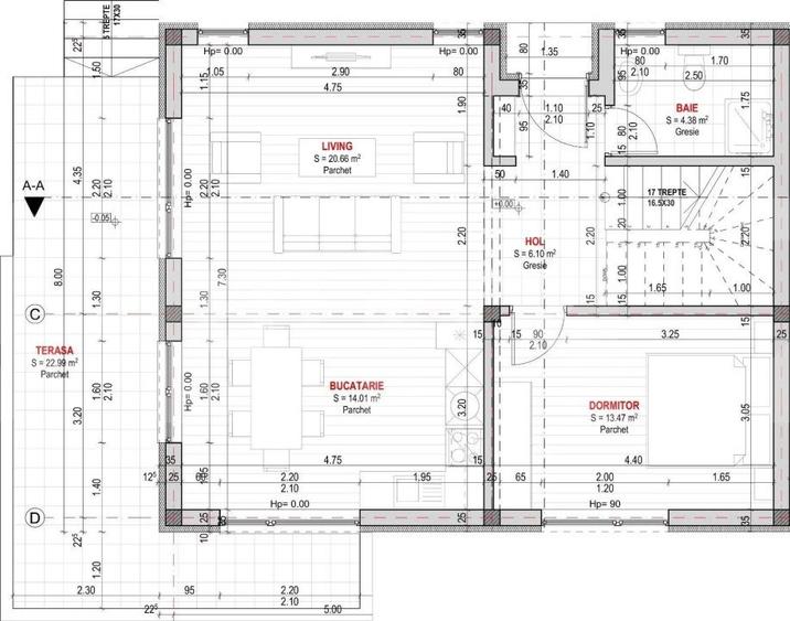 Ansamblu rezidential  cu case tip Duplex de 118mp pe Valea Chintaului - 11