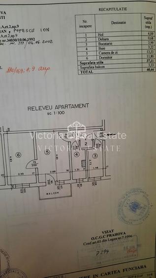 Apartament 2 camere,etaj 2,vest.disponibil - 7