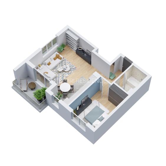 Apartament 2 camere deosebit bloc nou Prelungirea Ghencea,acces piscina - 3